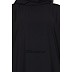 A-line designer abaya with golden border on sleeves & bottom - Black   A-line designer abaya with golden border on sleeves & bottom - Black